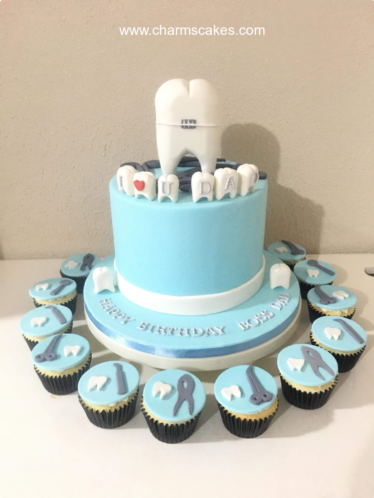 Dentist Theme Designer Cakes - Avon Bakers
