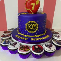 KC Descendants Custom Cake