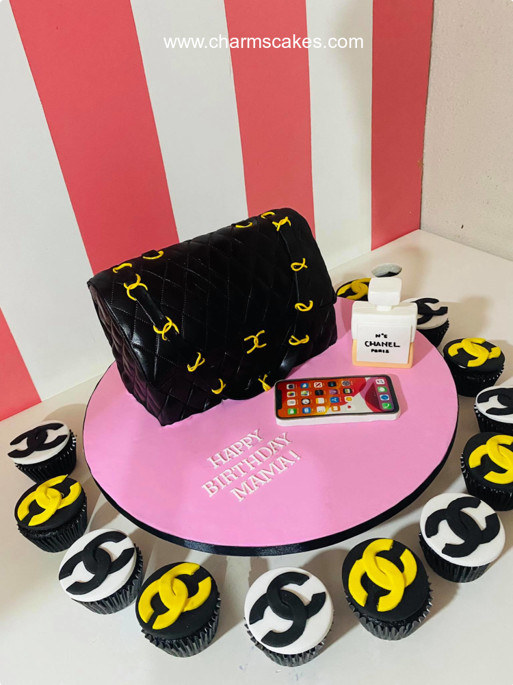 Chanel Purse Designer Bags Custom Cake