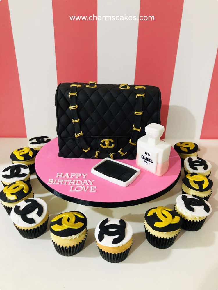 Chanel Designer Bags Custom Cake