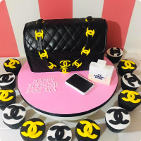 Aya Designer Bags Custom Cake