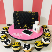 Luxury Designer Handbag Cake #07