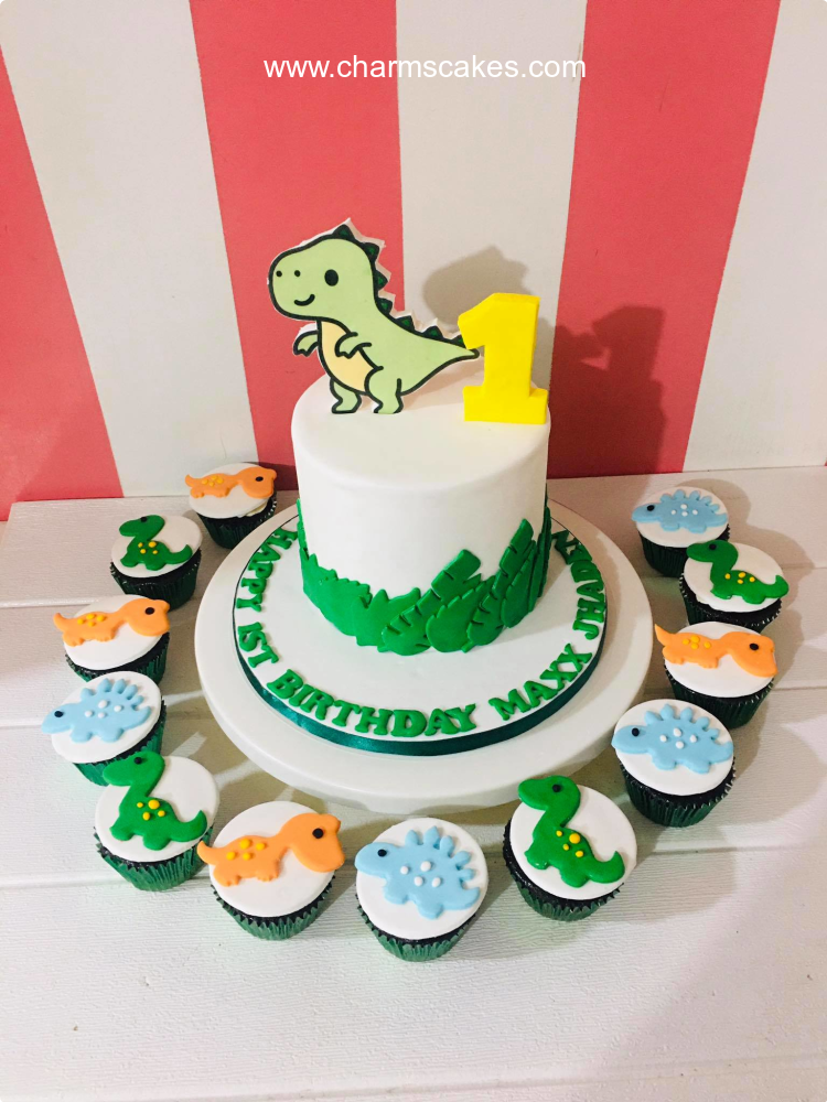 Dino Maxx Dinosaurs Custom Cake