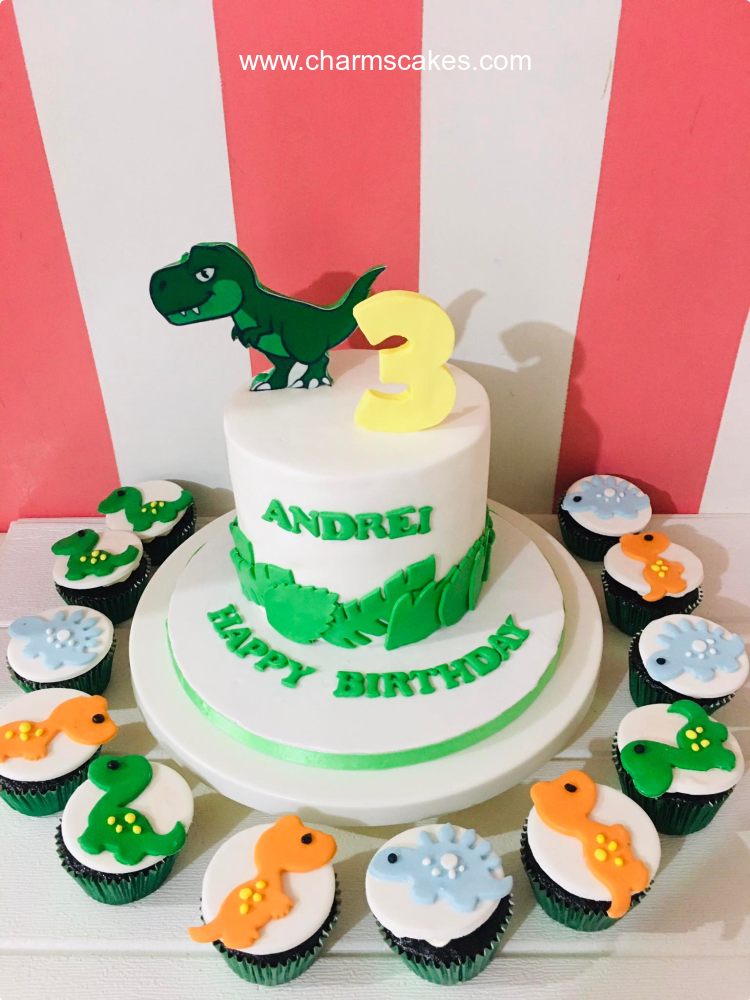 Trex Andrei Dinosaurs Custom Cake