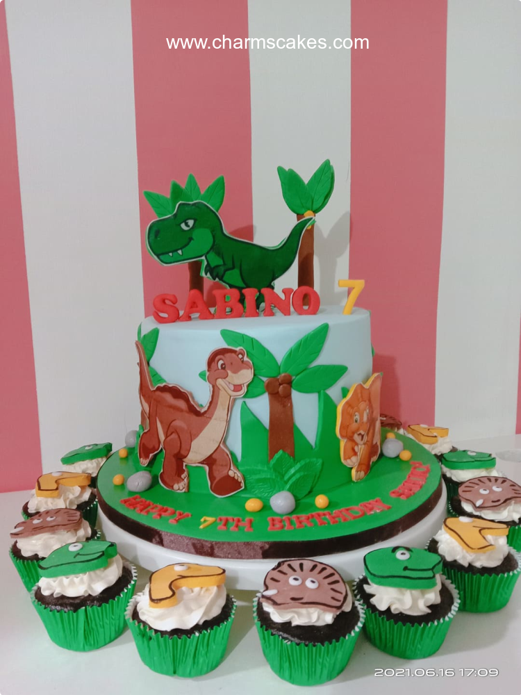Sabino Dinosaurs Custom Cake