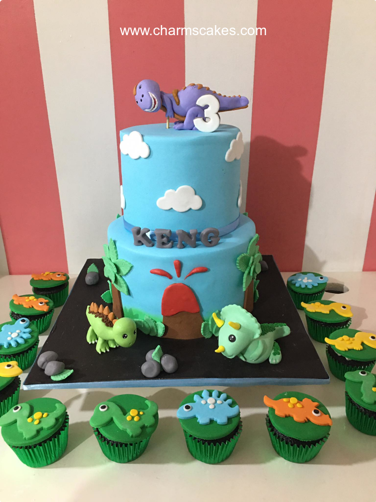 Keng Dinosaurs Custom Cake