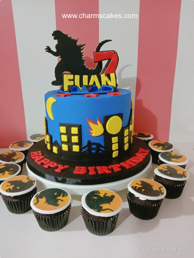 Euan Dinosaurs Custom Cake