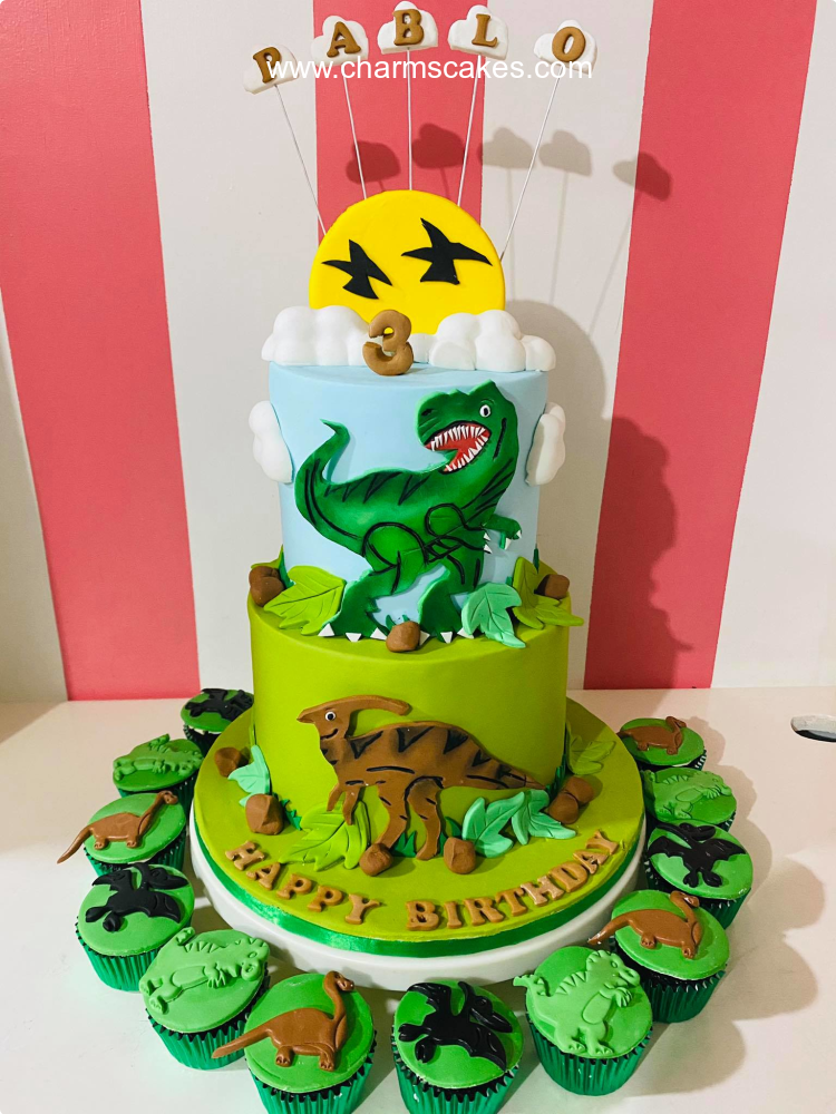 BODY Dinosaur Cake Template - Betty Crocker