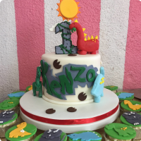 Brachiosaurus Dinosaurs Custom Cake