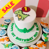 Dino Rui Dinosaurs Custom Cake