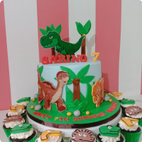 Sabino Dinosaurs Custom Cake