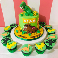 TREX Dinosaurs Custom Cake