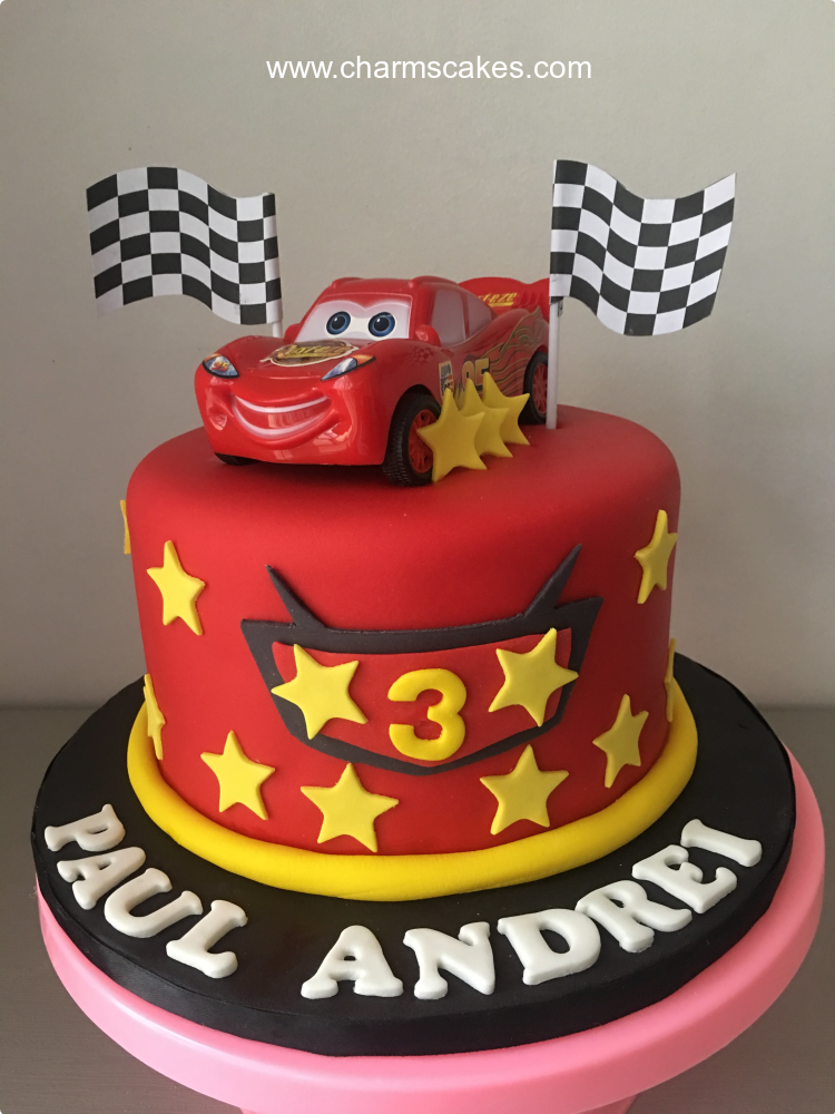 Paul's Disney Cars Custom Cake