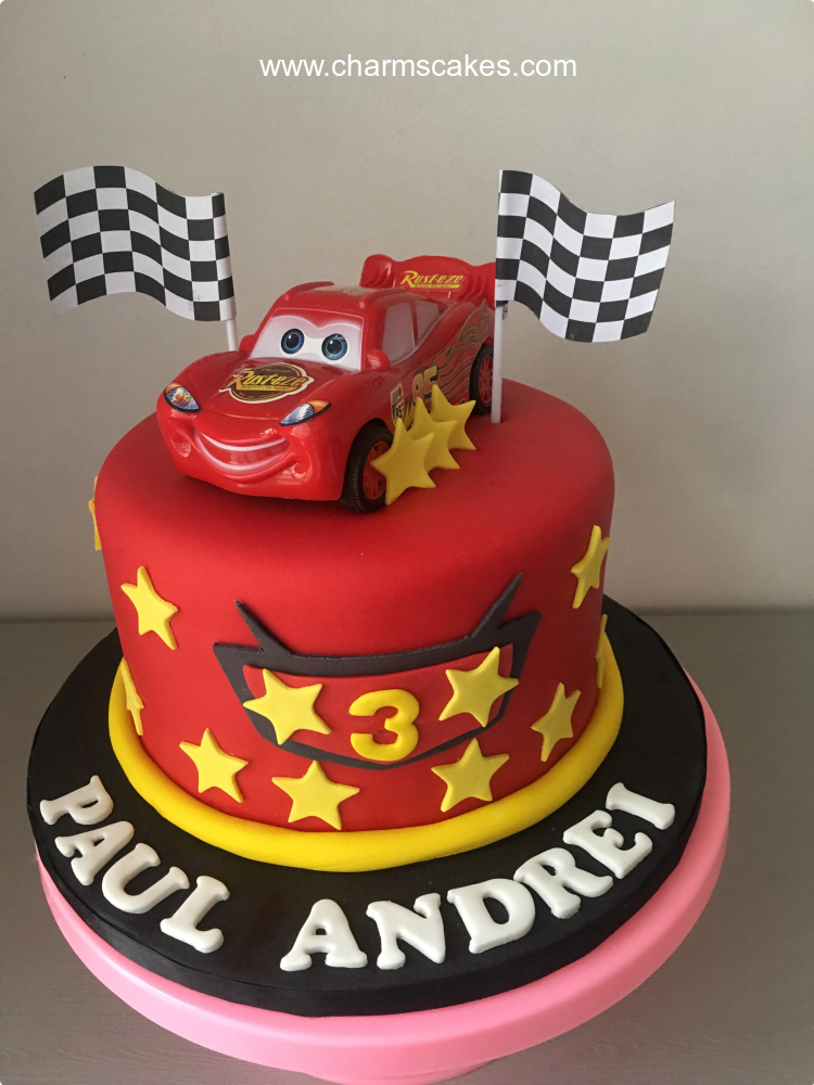 Disney Cars Paul Disney Cars Custom Cake