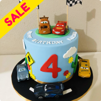 Eliseo's Cars Disney Cars Custom Cake