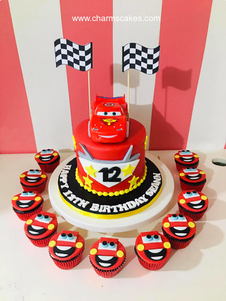 Sean's Cars Disney Cars Custom Cake