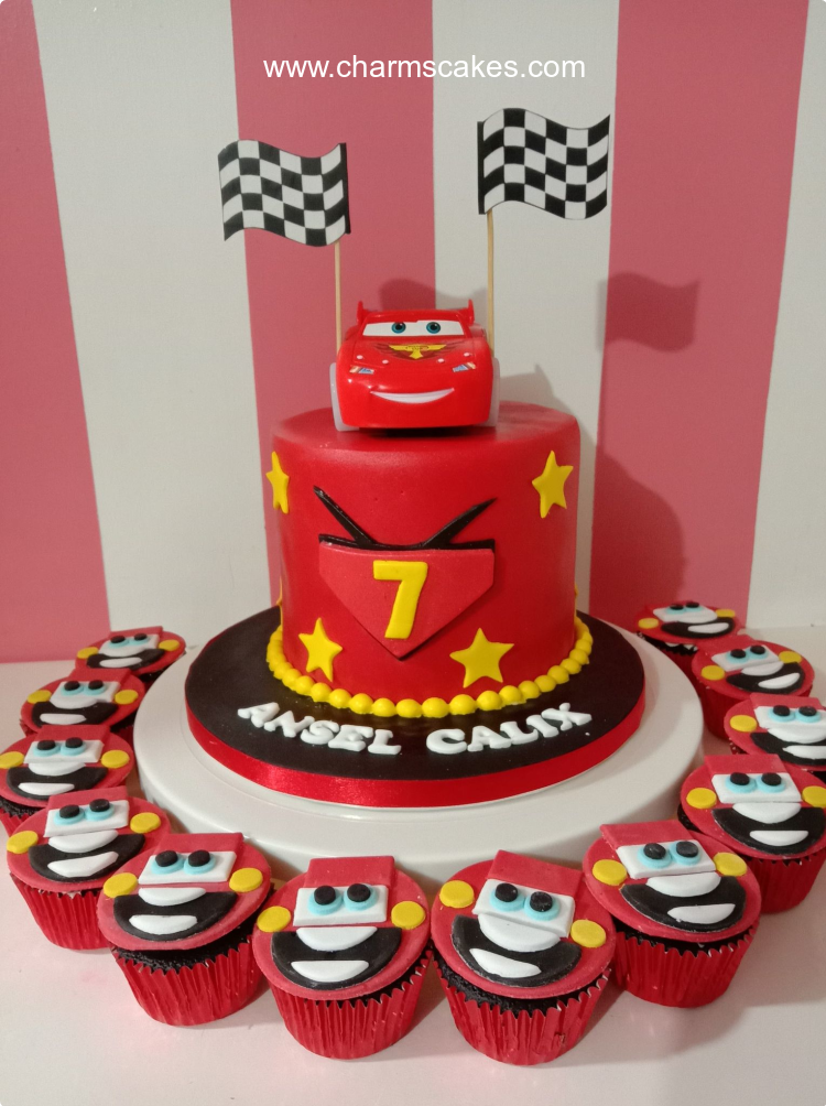 Ansel Disney Cars Custom Cake