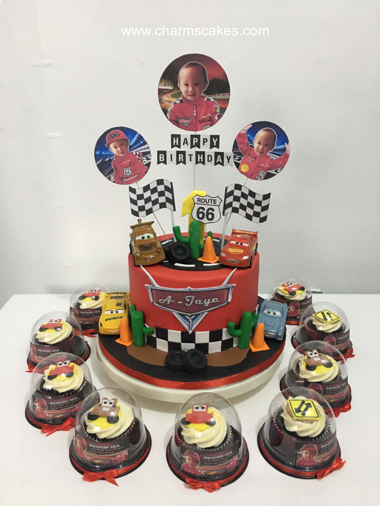 Cars (Ajaey) Disney Cars Custom Cake