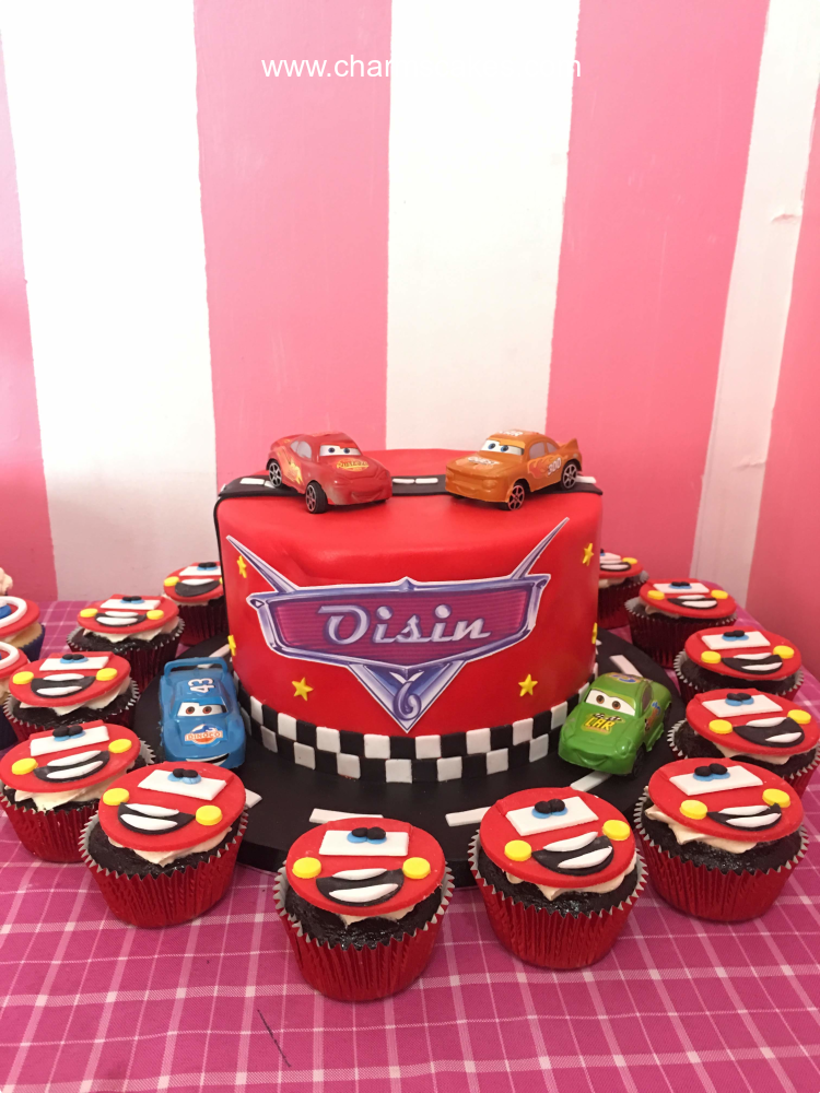 Lightning McQueen Cars Cake – City Cakes