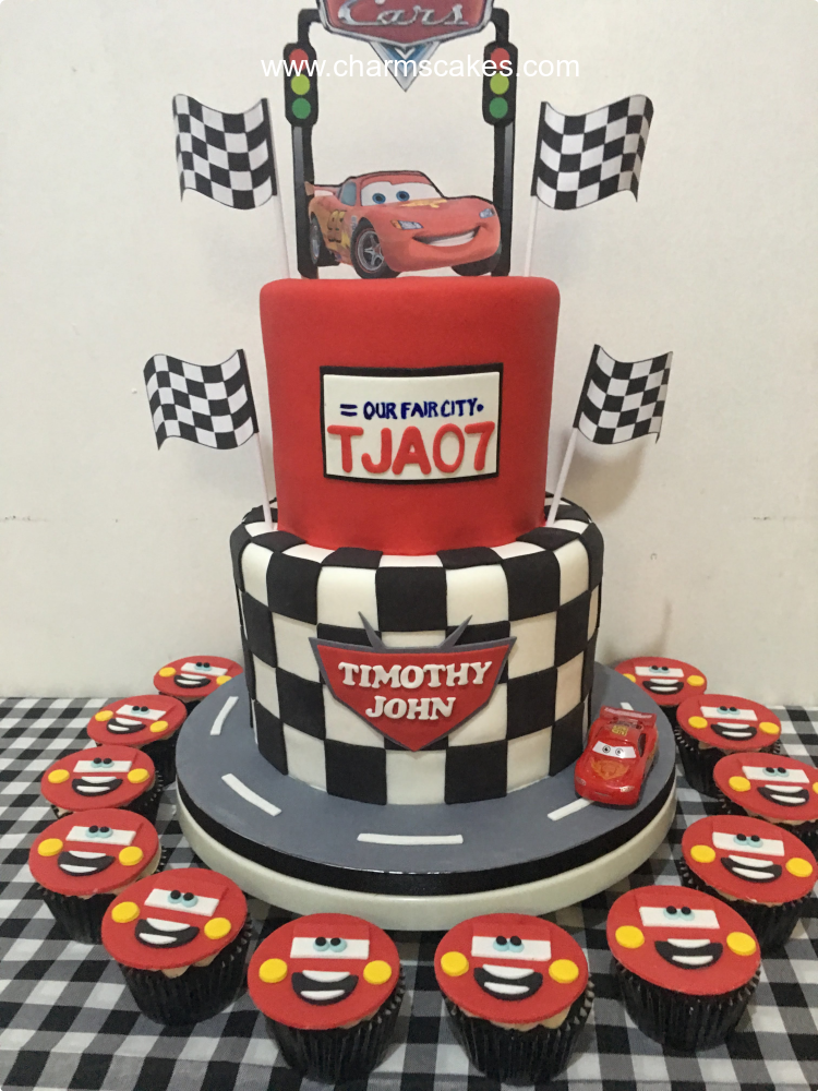 Lightning McQueen Cars Cake – City Cakes