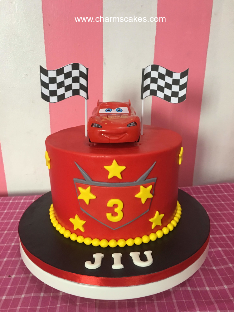 Jiu Disney Cars Custom Cake