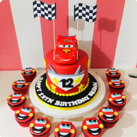 Sean's Cars Disney Cars Custom Cake