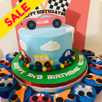 Klyde Disney Cars Custom Cake