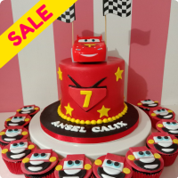 Ansel Disney Cars Custom Cake