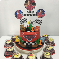 Cars (Ajaey) Disney Cars Custom Cake