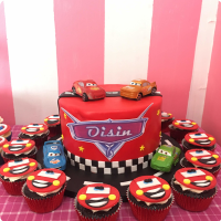 Oisin's Disney Cars Custom Cake