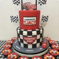 Timmy Disney Cars Custom Cake