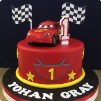 Yohan Disney Cars Custom Cake