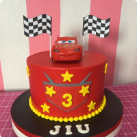 Jiu Disney Cars Custom Cake