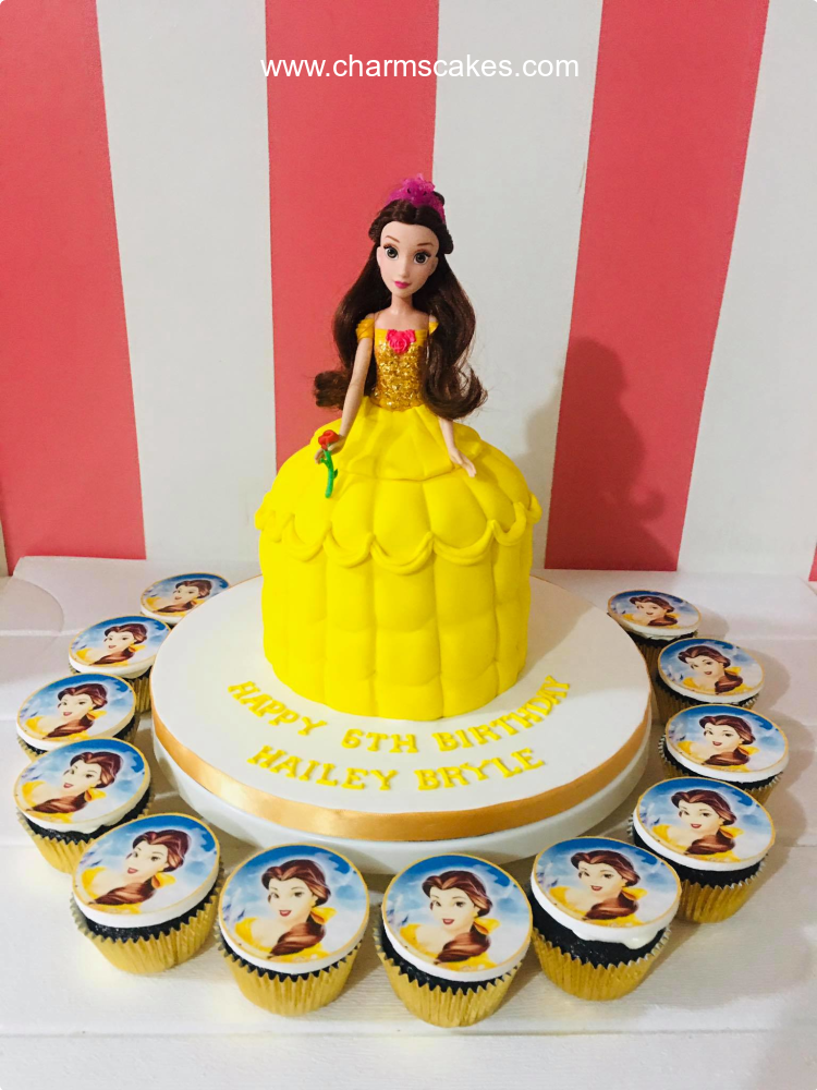 Bell Doll Princess Custom Cake