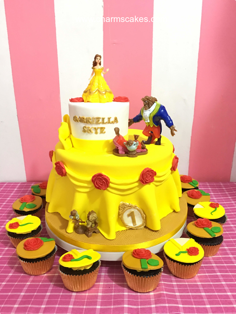 Disney Princess Belle Loyal Friends Edible Cake Topper Image - Walmart.com