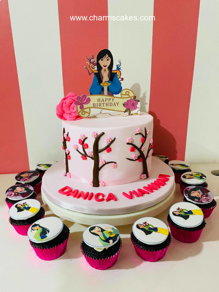 Mulan Princess Custom Cake