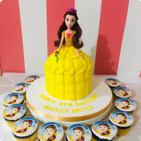 Bell Doll Princess Custom Cake