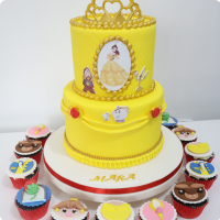 Beauty Princess Custom Cake