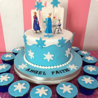 Disney Frozen Princess Custom Cake