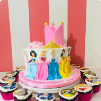 Janella's Crown Princess Custom Cake