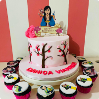 Mulan Princess Custom Cake