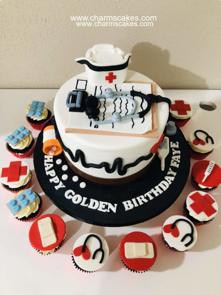 Doc Faye's Doctor Custom Cake