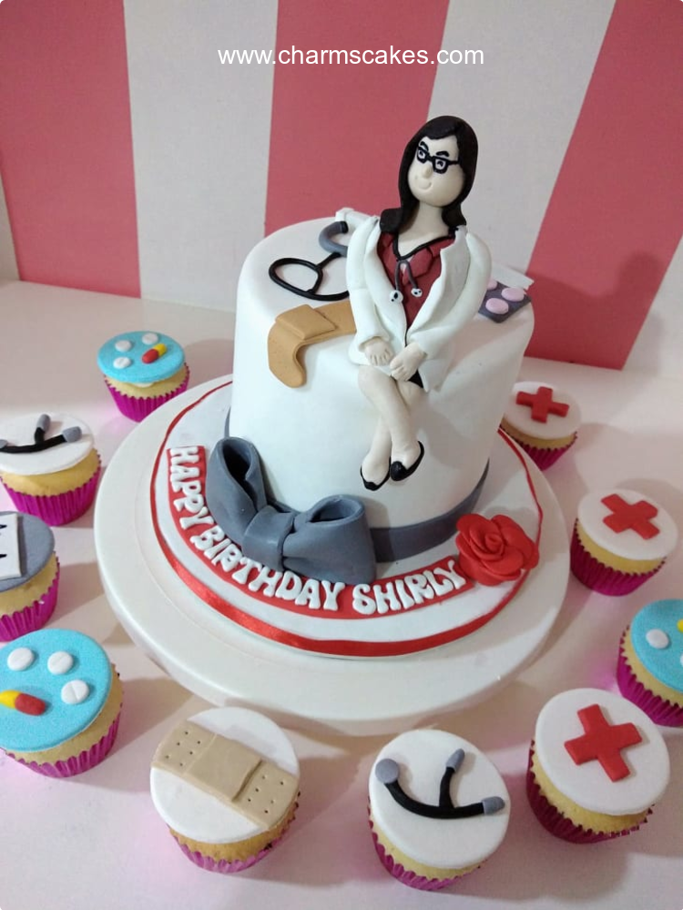 Doctor Theme Cake Online Delivery in Delhi NCR | Flavours Guru