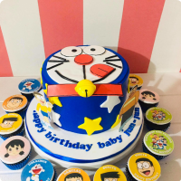 Jun Doraemon Custom Cake