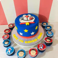 Sym Doraemon Custom Cake