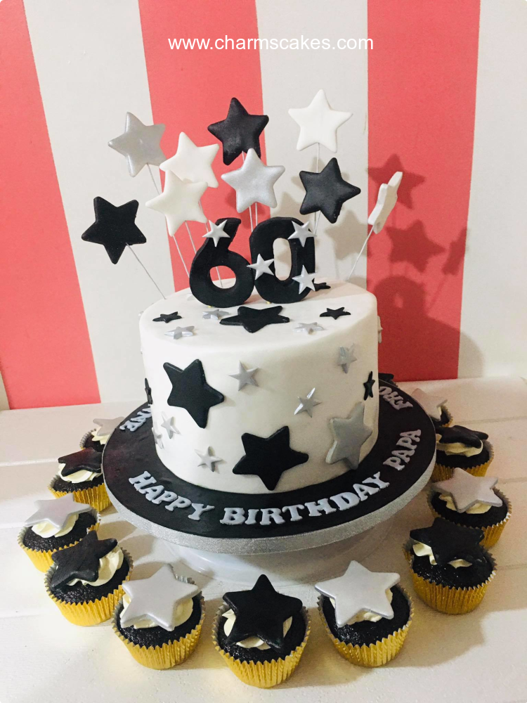 60th Birthday For Fathers Custom Cake