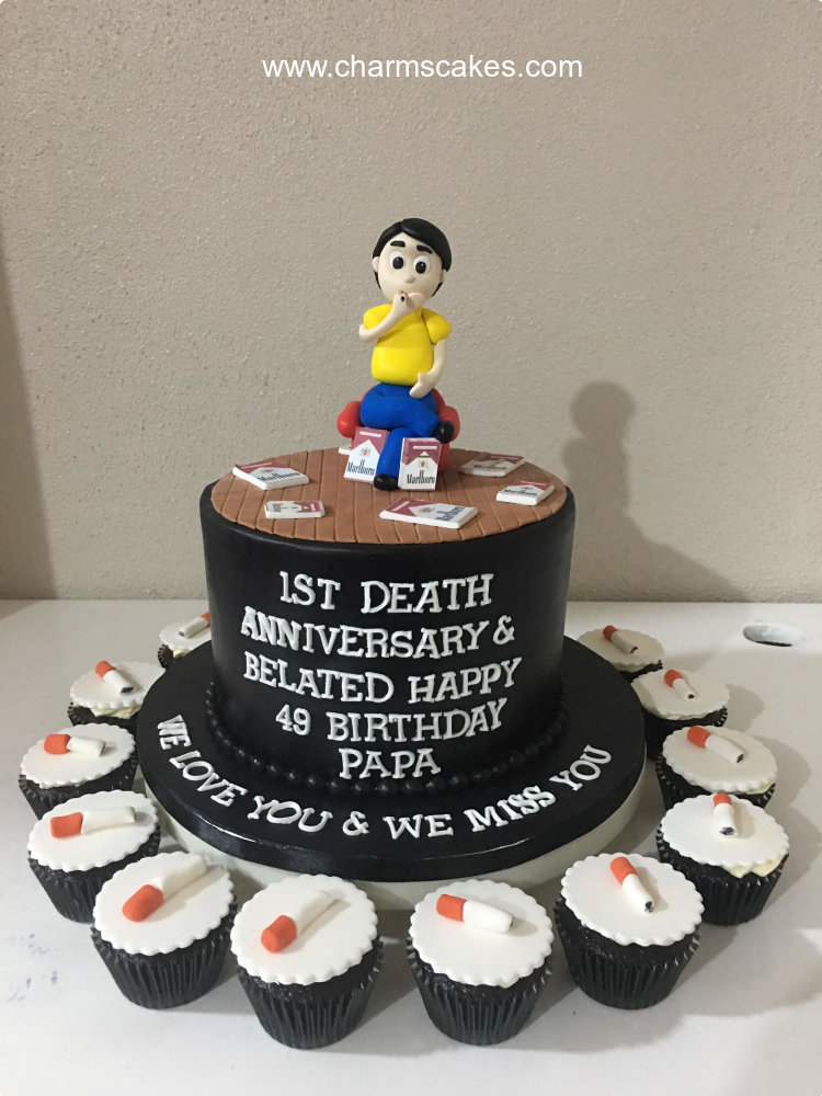 Charm S Cakes Death Anniversary Custom Cake