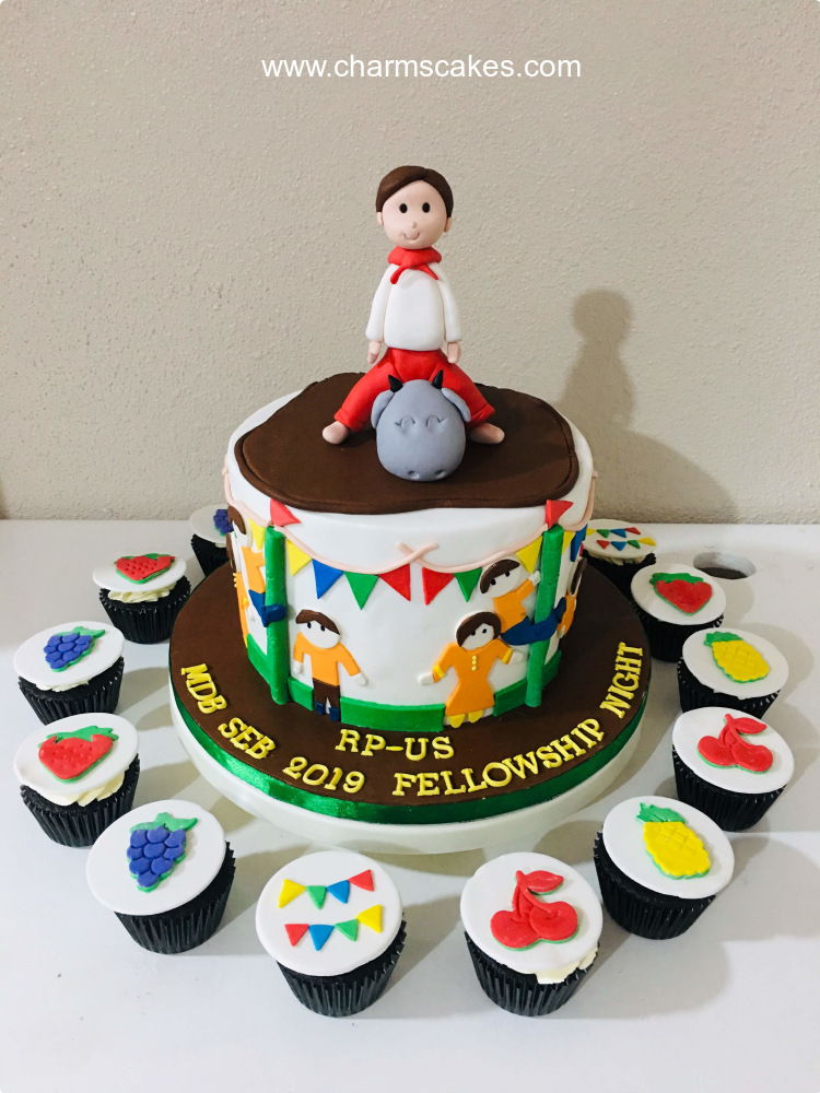 Fiesta For Fathers Custom Cake