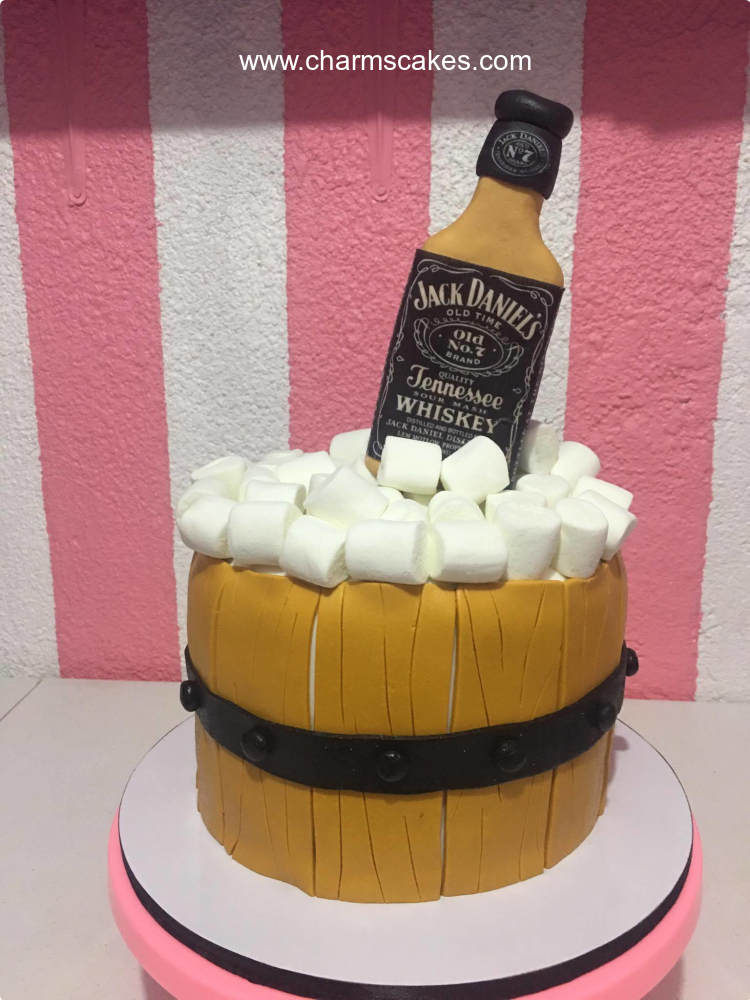 Jack daniel For Fathers Custom Cake