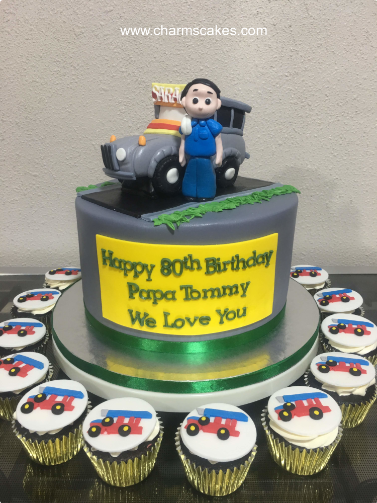 Jeepney Driver For Fathers Custom Cake